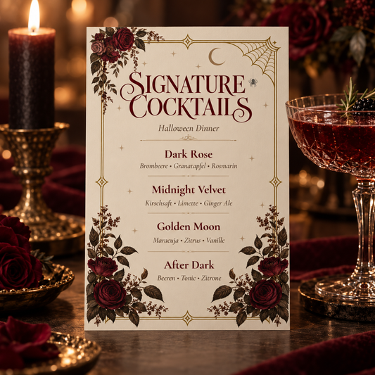 VESPER – Signature Cocktails | Canva Vorlage