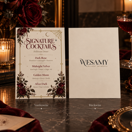 VESPER – Signature Cocktails | Canva Vorlage
